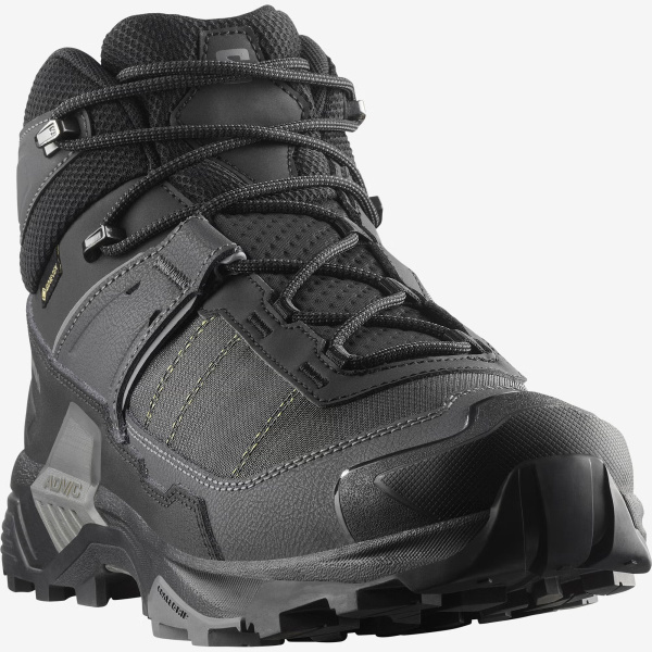 Ботинки X ULTRA 5 MID WIDE GTX (RU 41.5 UK 8.5 USm 9 СМ 26.5; black/asphalt/castlerock)